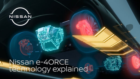 รู้จักกับเทคโนโลยี e-4ORCE นวัตกรรมขับเคลื่อนสี่ล้ออัจฉริยะจากนิสสัน เทคโนโลบีระบบขับเคลื่อนสี่ล้อที่มาพร้อมมอเตอร์ไฟฟ้าคู่ หน้า–หลัง ตอบสนองฉับไว ยึดเกาะถนนดี มอบความมั่นใจสูงสุดให้แก่ผู้ขับ พร้อมประสบการณ์การขับขี่ที่ “All in Control” อย่างแท้จริง