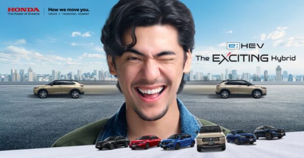 ฮอนด้า ตอกย้ำแบรนด์ผู้นำรถไฮบริด ผ่านแคมเปญ Honda e:HEV – The EXCITING Hybrid สื่อสารจุดเด่นระบบฟูลไฮบริด ที่พร้อมตอบโจทย์ทุกไดรฟ์สไตล์ ให้คุณไปได้สุดกว่าที่คิด และชวนคุณเป็นเจ้าของรถ e:HEV จากฮอนด้า ด้วยข้อเสนอแรง! ทุกรุ่น