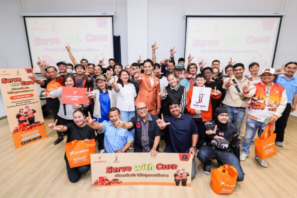 ลาลามูฟเสริมแกร่ง Soft Skills ให้พาร์ทเนอร์คนขับ จัดเวิร์กชอป “Serve with Care บริการด้วยใจ ใส่ใจทุกการเดินทาง” ยกระดับมาตรฐานการให้บริการ Lalamove Ride รับการเติบโตอย่างต่อเนื่องของบริการรับส่งผู้โดยสาร