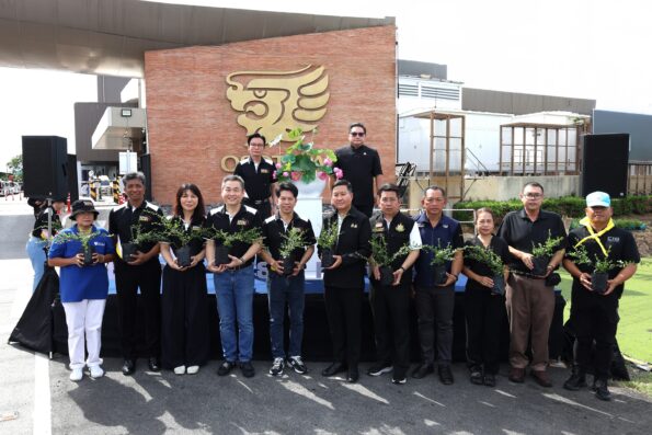 โอสถสภาจับมือชุมชนและภาครัฐ ปรับโฉมไหล่ทางหน้าโรงงานอยุธยาสู่พื้นที่สีเขียวร่มรื่น ภายใต้โครงการ OSOTSPA GOOD FOR HEART