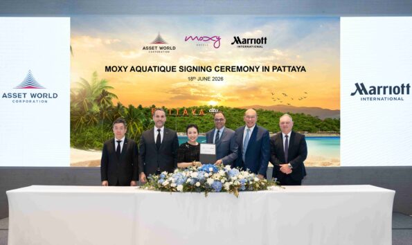 AWC ขยายความร่วมมือเชิงกลยุทธ์กับแมริออท อินเตอร์เนชั่นแนล เปิดตัว Moxy Pattaya The Aquatique เสริมศักยภาพโครงการแฟลกชิป “Aquatique” ร่วมสร้างการเติบโตของพัทยาในฐานะจุดหมายปลายทางการท่องเที่ยวสำคัญระดับโลก