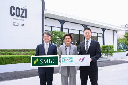 SMBC เชื่อมั่น SENA–Hankyu Hanshin สนับสนุนสินเชื่อ เพื่อพัฒนา 3 คอนโด Low Carbon